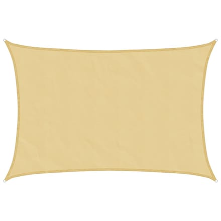 vidaXL - Zonnezeil - 2,5x3,5 - m - 100% - polyester - oxford - zandkleurig