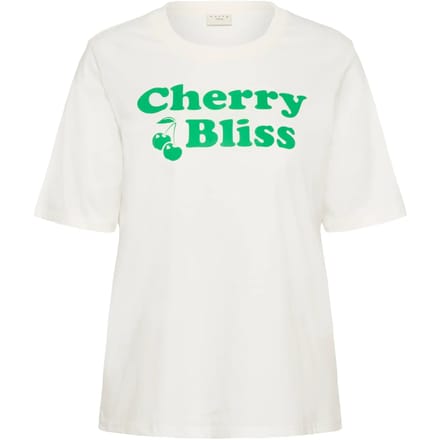 Dames-T-shirt KAFFE Curve Chari