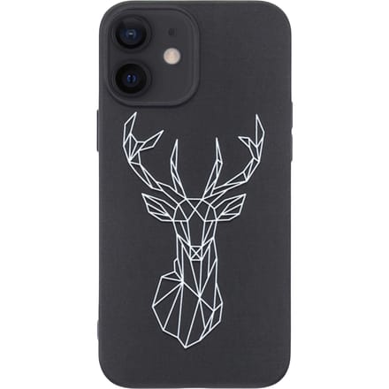 Mocaa iPhone 12 Mini Elk Hoesje Zwart