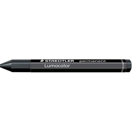 Staedtler Lumocolor 236 omnigraph permanent Markeerkrijt Zwart 12 stuk(s)