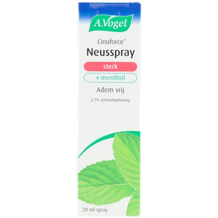 A.Vogel Cinuforce extra sterk neusspray - Extra sterke zeezoutoplossing - 20 ml