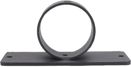 Touwsteunhouder - Rope Bracket - Terras Leuning - Roestvrij Staal - Max 5cm Touw - Zwart