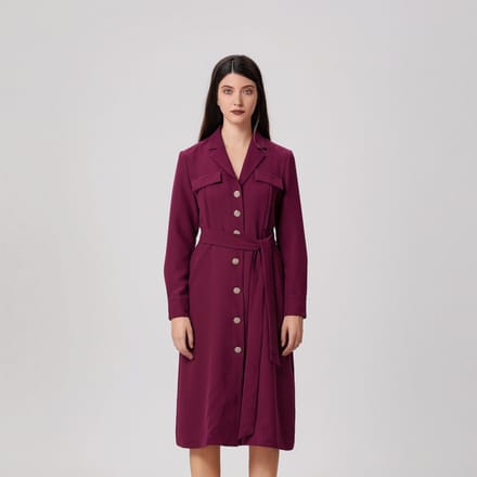Minimalistische safari-stijl jurk