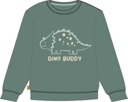 Frogs and Dogs - Dino Buddy Trui | Goblin Blue - Katoen - Maat 68