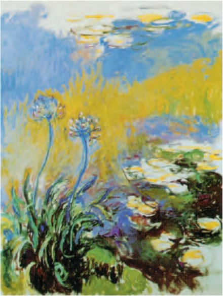 Claude Monet - Agapanthus - Mini kunstposter - 24x30 cm