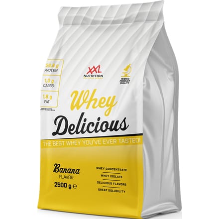 XXL Nutrition Whey Delicious Banaan 2500 gram