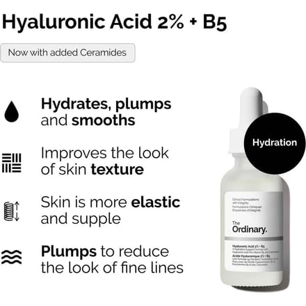 THE ORDINARY Acide Hyaluronique 2% +B5 60ml MAGASIN AUTHENTIQUE
