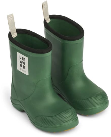 Liewood - Regenlaarzen - Garden Green Mix - Waterdicht - Maat 29