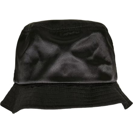Urban Classics - Satin Bucket hat / Vissershoed - Zwart