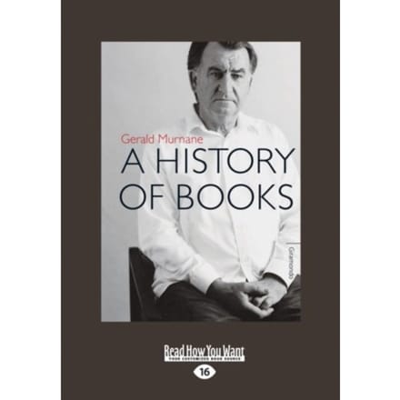 A history of books (large print edition)) - Gerald Murnane