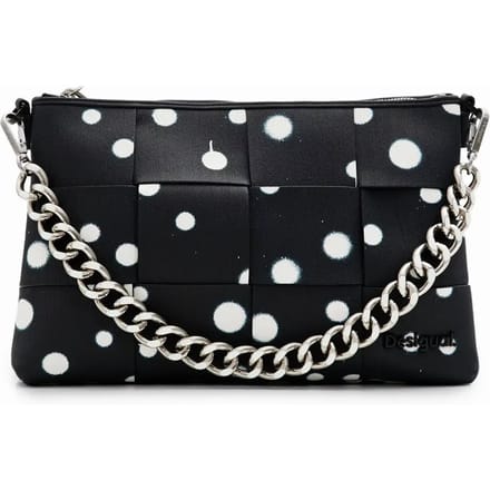 Desigual Schoudertas New Splatter Dortmund Across Body Bag Black Zwart