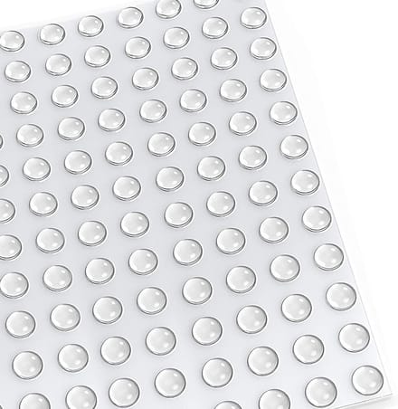 Kleine Zelfklevende Deurbumpers - 100 Pack Clear Rubber Voeten 1/4" Diameter