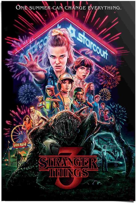 Poster Stranger Things 91,5x61 cm