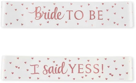 Q2P - Sjerp - Bride to Be - Vrijgezellenfeest - Vrouw - Versiering - Lint - Rosette - Team Bride