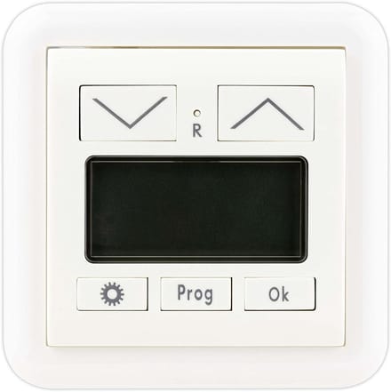 Witte Afdekking voor Timer - Vario Schakelmateriaal - Modulair en Stijlvol