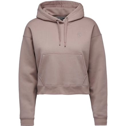 Dames Hoodie Black Diamond Crop PO