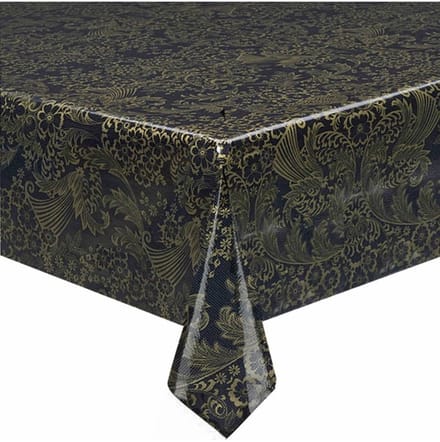 Atelier Du Baj Paraiso Black Mexicaans Tafelzeil - 250 x 120 cm