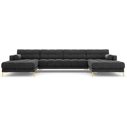 U-hoekbank Bali velvet | Cosmopolitan Design