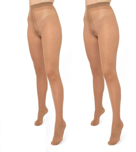 Giulia - Infinity klassieke 20den (Multipack) panty - Karamel - L
