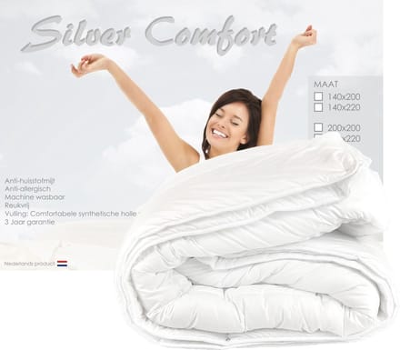 Silver Comfort 4-Seizoenen Dekbed - Eenpersoons - 140x200 cm
