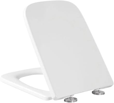 Toiletbril - Zitting Deksel - Badkamer Comfort - Langzaam Sluitend - 34 cm Breed - Wit