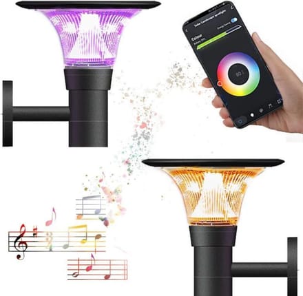 Solar Lantern Connected UFO RGBW IP65 Muur - RGBW - Kunststof - SILUMEN