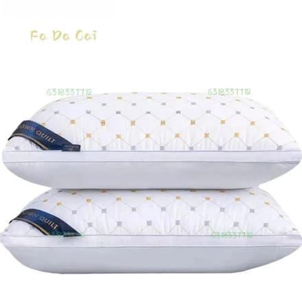 Aafinity Hoofdkussen - Hoofdkussen nekklachten - Hoofdkussens - set van twee - 48x74 cm - wit