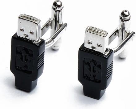 Manchetknopen - Usb Stick Zwart