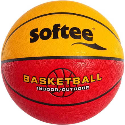 Basketbalbal Leer Softee Nine -maat 9- Naranja/Amarillo - 30