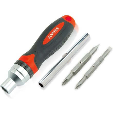 Bits Draaigreep TOPTUL 1/4" 5/16" (adapter) Bits PH1 - 5mm sleuf PH2 - 6mm