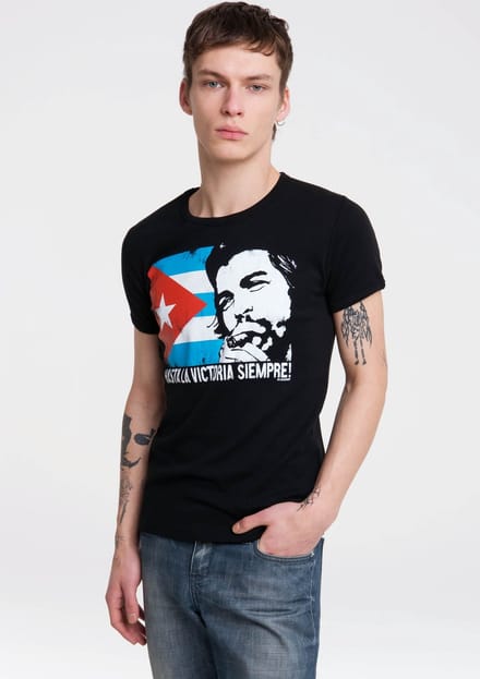 Logoshirt T-Shirt Che Guevara - Cuban Flag