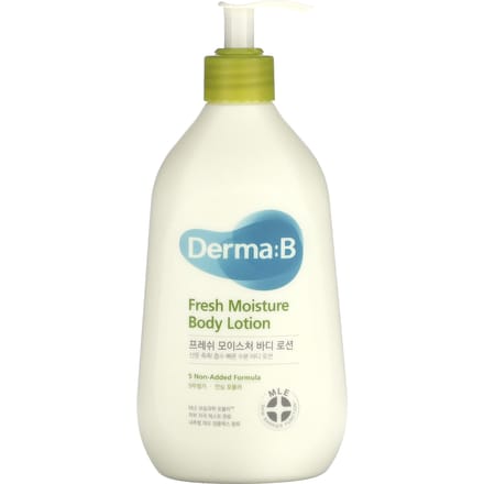 Derma:B, Lotion corporelle hydratante fraîche, 13,5 fl oz (400 ml) white