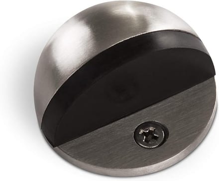 Vloerdeurstopper - Deurstopper RVS - Bescherming Deuren - Draaibeveiliging - 45 mm diameter - Geborsteld RVS