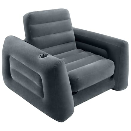 Intex Comfortabele 2-in-1 Loungestoel - Fluweelachtig oppervlak - 117 cm x 224 cm x 66 cm