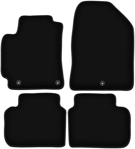 BASIC zwarte velours matten voor: Hyundai Elantra VI sedan (2016-)