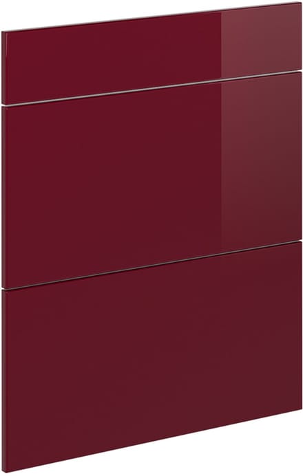 Vicco R-Line Keukenfront – 59.6 x 70.4 cm meubelfront voor de onderkast met lades Rode hoogglans