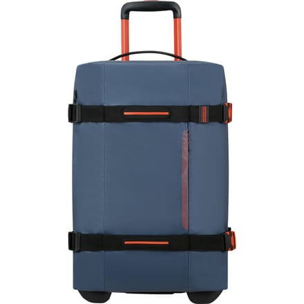 American Tourister Urban Track Duffle Wheels S Coated Navy / Orange