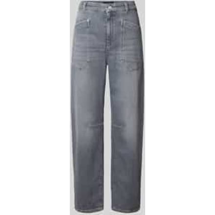 relaxed fit jeans met opgestikte zakken