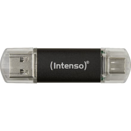Intenso Twist Line USB-stick 64 GB Antraciet 3539490 USB-A, USB-C, USB-A 3.1 Gen 1