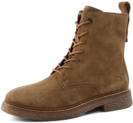 camel active Enkelboot van echt leer - Maat womenswear-36 - Bruin