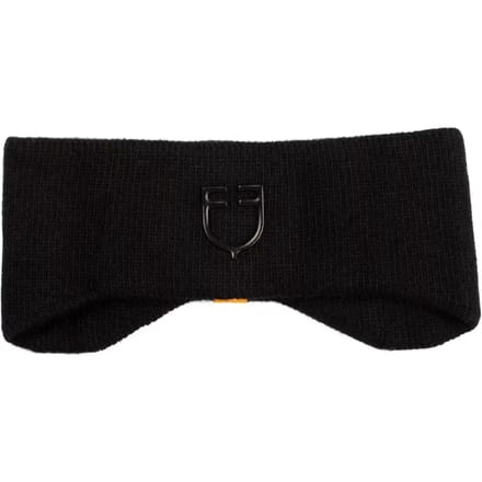 Geluidsdempende hoofdband van ribgebreide wol met logo Equestro