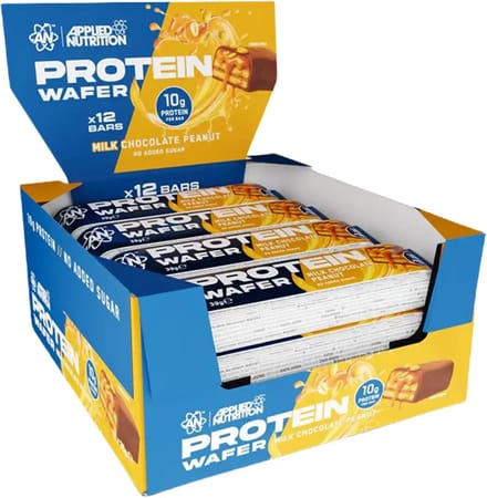 Applied Nutrition Protein Wafer (12x39g) Milk Chocolate Peanut - Repen - Eiwit Repen