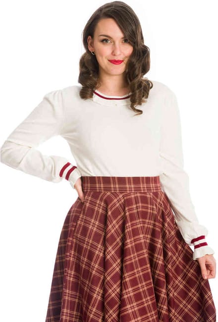 Dancing Days - FRILL ME PUFF Gebreide trui - M - Wit
