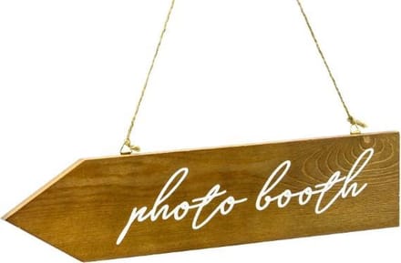 Wegwijzer photo booth - Feestdecoratie Katoen -