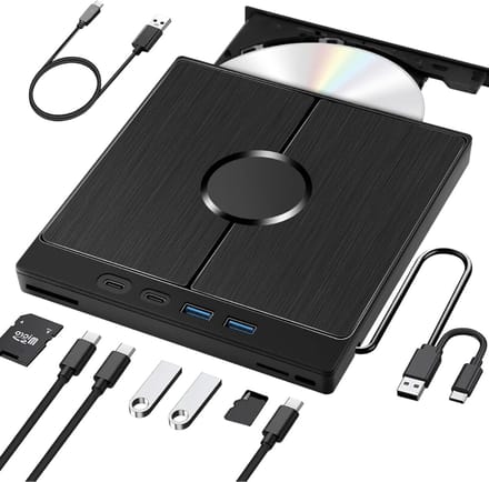 DailySupplies® Externe DVD Speler Voor Laptop - CD Brander - Plug & Play
