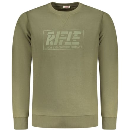 Rifle Verde Katoenen Heren Sweatshirt