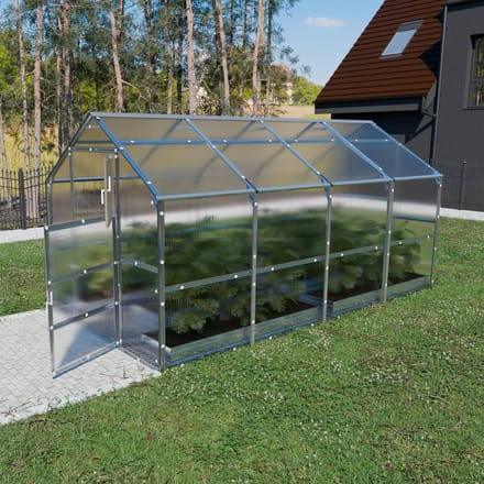 KLASIKA BERNARD Tuinkas - 2,35 x 4 m (9,4 m²) - 4 mm Dikte - Kweekkas - Polycarbonaat afdekking