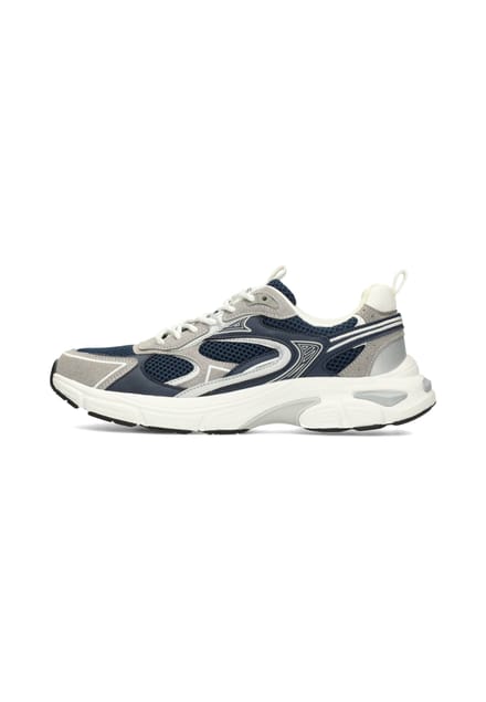 Poelman DEX Heren Sneakers - Blauw met combinatie