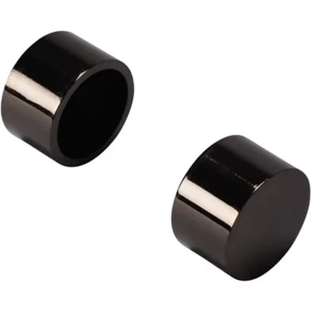 Decomode Gordijnknop Cap Nickel 28mm - 2 Stuks