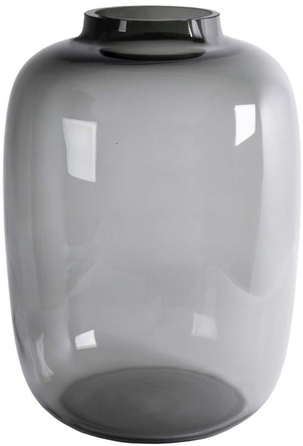 Vaas Kara | Medium | Smoke Grey | Mond geblazen glas | Ø25 x H35 cm